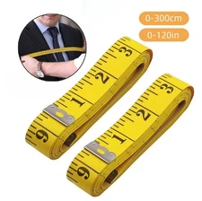 1pc 300cm/120in Soft PVC Measuring Tape: Tailor Sewing Dressmaking Tool - NEW
