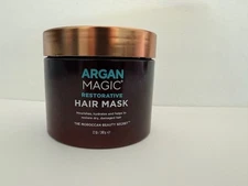 Argan Magic Restorative Hair Mask 12.oz *NEW* Nourishes, Hydrates For Dry Hair