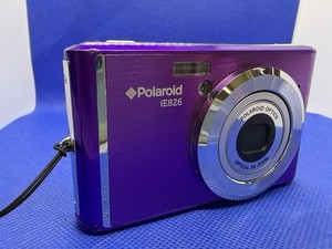 Polaroid Digital Camera iE826 18.1MP Purple Tested