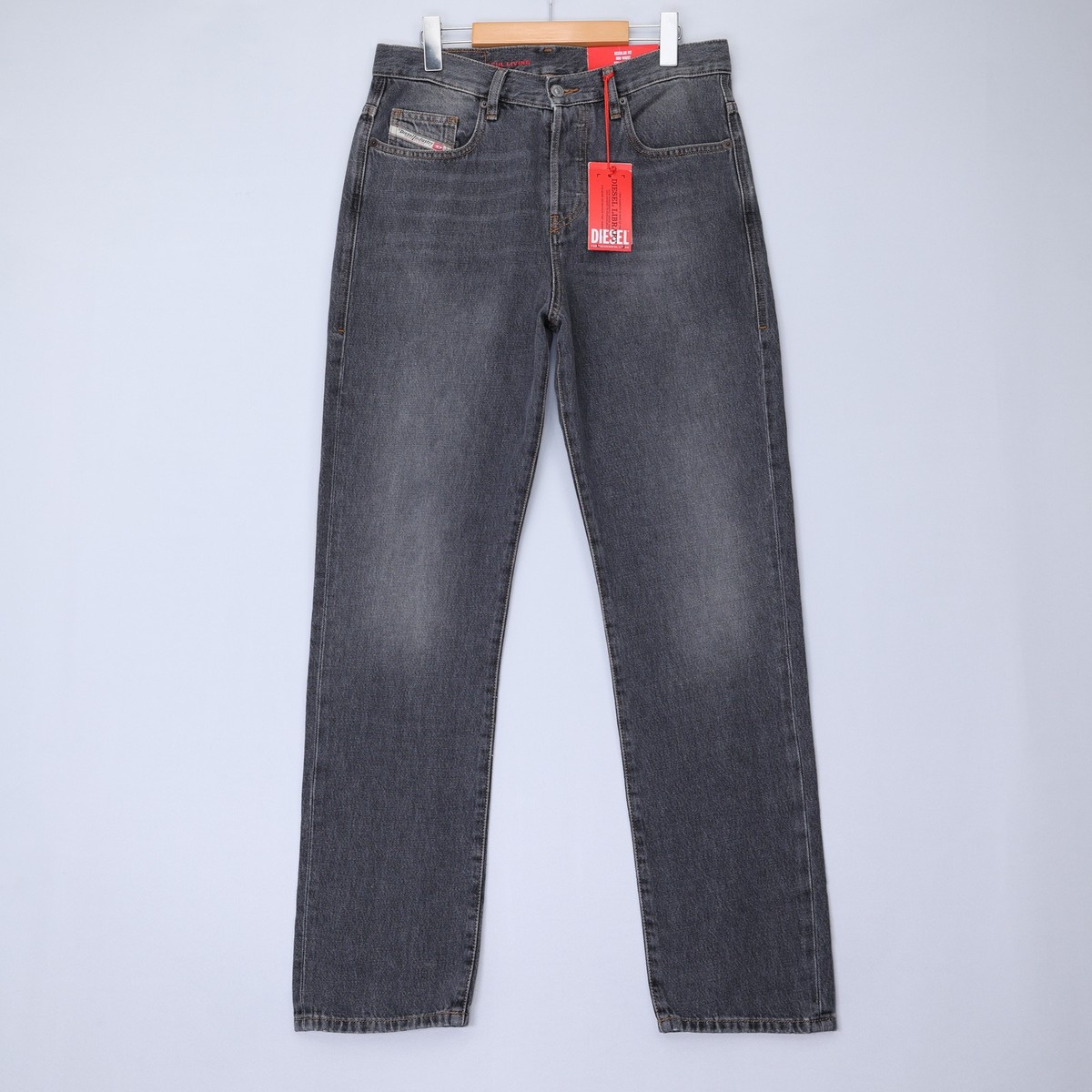 新品 DIESEL レッドタグ 2020D-VIKER size30 Diesel Mens Jeans 2020 D-Viker Trousers Denim Straight Mid Rise