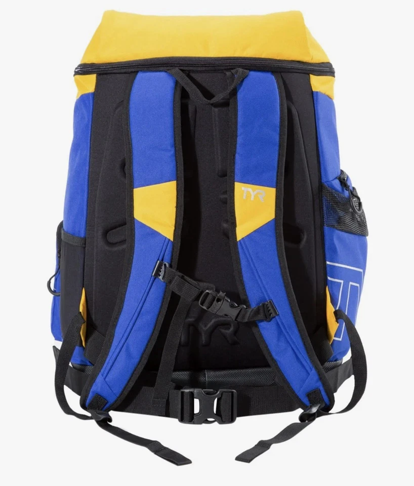 TYR Alliance 45L Mochila Gimnasio Piscina Bolsa Bolsillos Secos Húmedos Color: Real/Dorado Nuevo con Etiquetas Foto 3 de 4