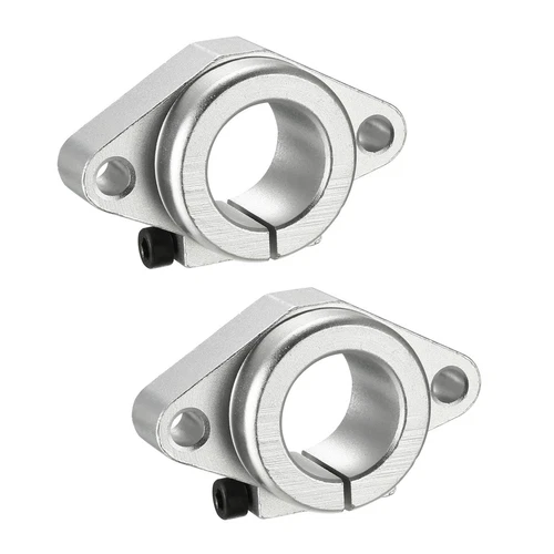 2X SHF25 Linear Motion Rail Clamping Rod Rail Guide Support for 25mm Dia Shaft