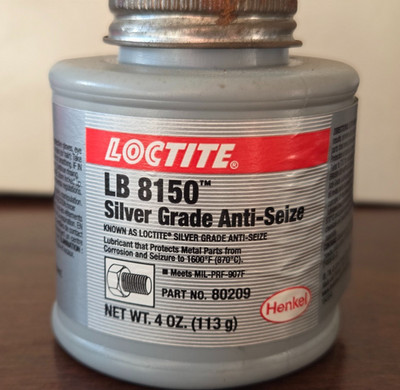 Loctite LB 8150 Silver Grade Anti-Seize 4 oz. Brush Top
