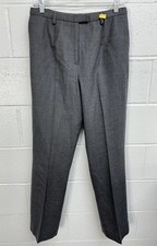 Vintage Pendleton Pants Womens 6 Gray Straight Lined 100 Virgin Wool
