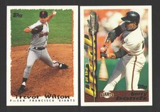 1995 TOPPS TRADED - SAN FRANCISCO GIANTS Team Set