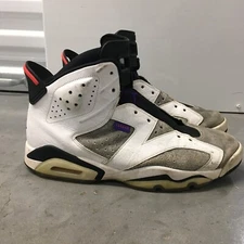 Nike Air Jordan 6 Retro Flight Nostalgia 2018 Mens size 11 White Flint Gray