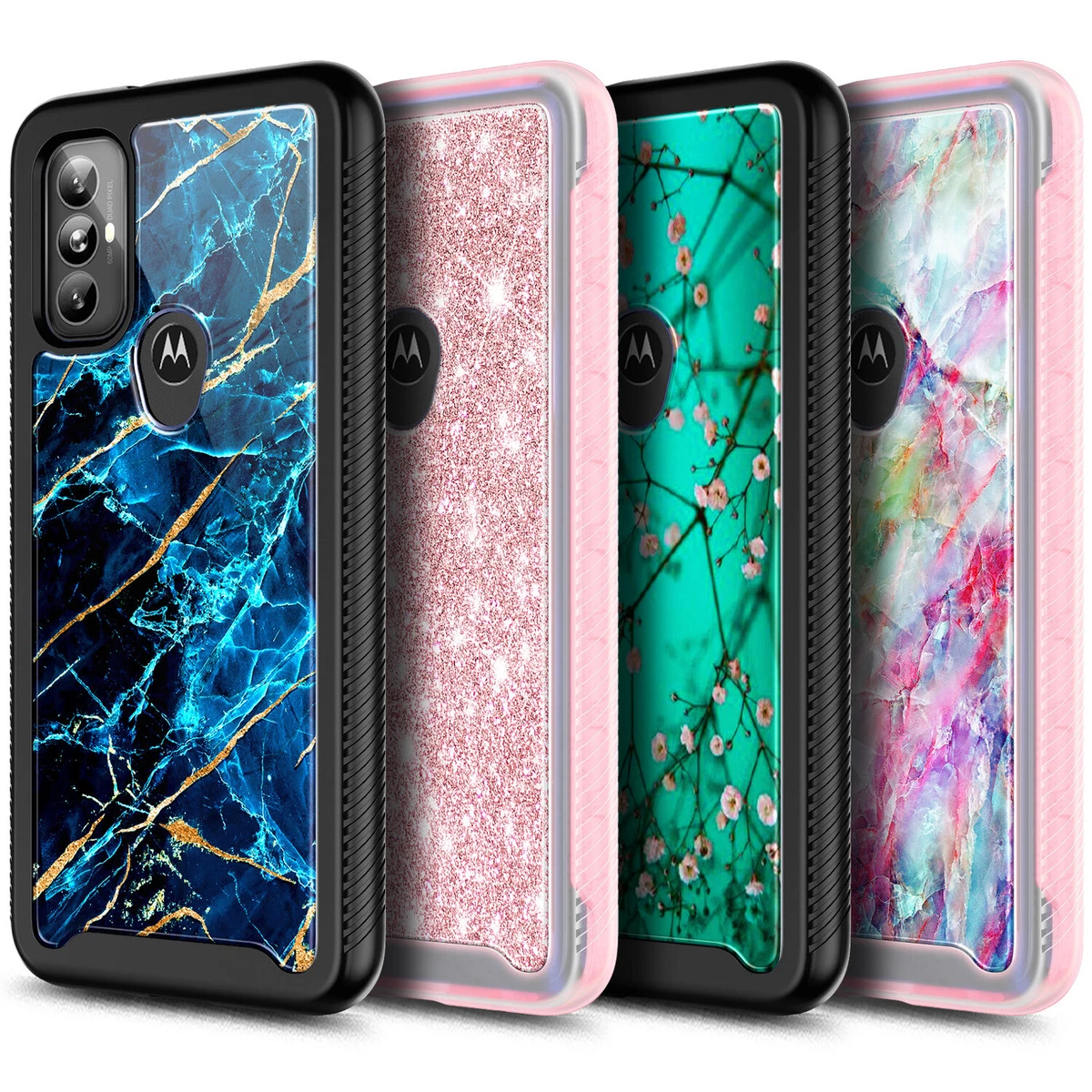 For Motorola Moto G Play 2023 Full Body Phone Case Built In Screen Protector
