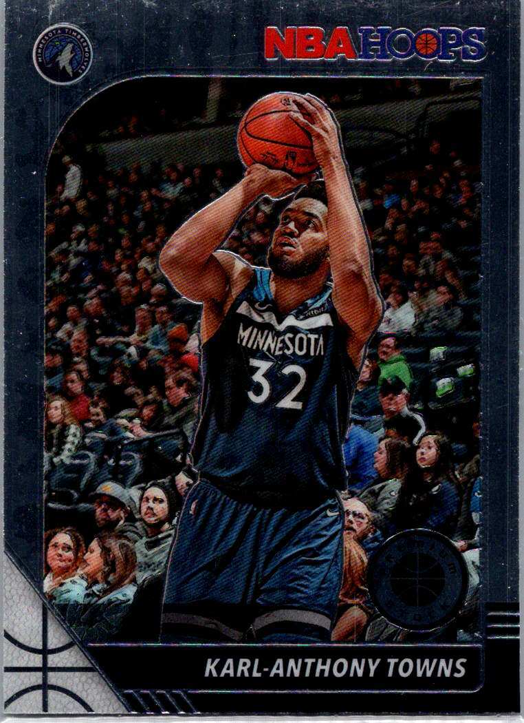 2019-20 Hoops Winter #111 Karl-Anthony Towns #111 Silver Prizm