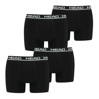 HEAD Herren Boxershort Basic Boxer 4er Multipack S M L XL viele Farben