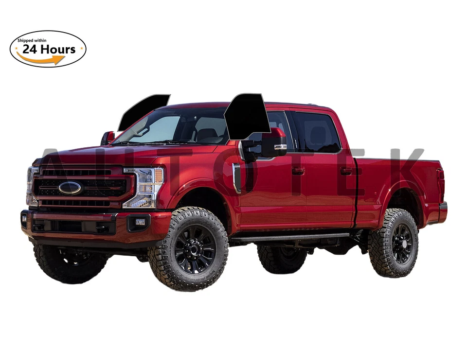 Kit de película de tinte de ventana de 2 capas precortada personalizada computarizada para todos los Ford F250 F350 F450 Foto 2 de 4