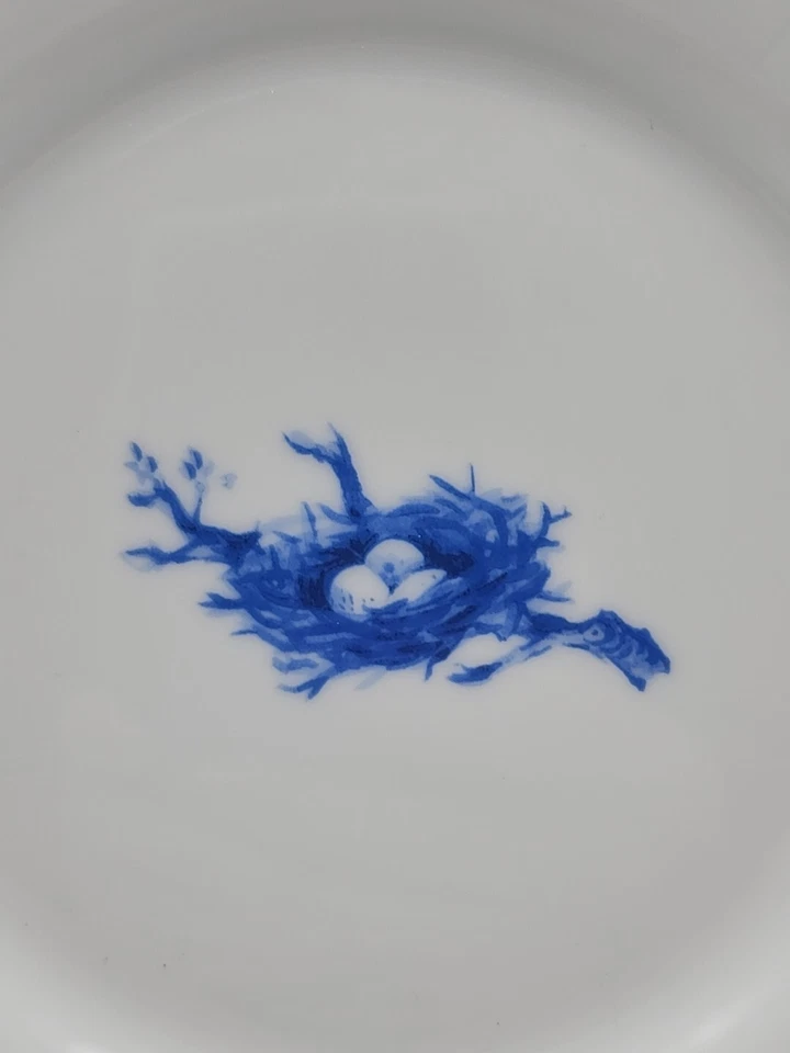 Plato de ensalada anidación Limoges Francia The Source Perrier Collection ca 8 1/4" D Foto 2 de 4