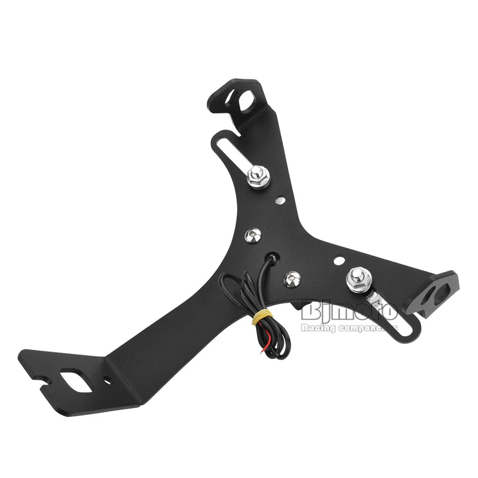 Motorcycle License Plate Bracket Holder With LED Light For DUCATI 848/1098/1098S Foto 4 de 4