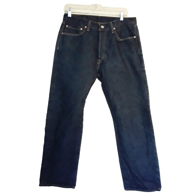 Levi's 501xx USA製 Levis 501 XX Jeans Men 34x30 Blue Button Fly Original Straight Leg
