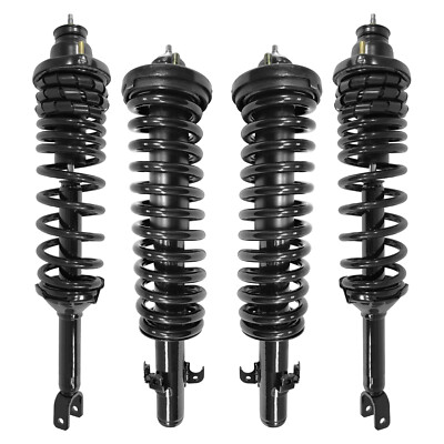 Pre Loaded Strut Spring Suspension Strut and Coil Spring Kit-Pre-assembled Complete Strut ...