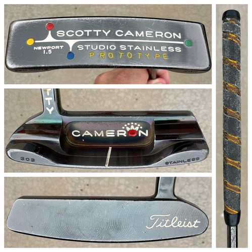 2003 Scotty Cameron 35" PROTOTYPE Newport 1.5 Studio Stainless Putter VERY RARE