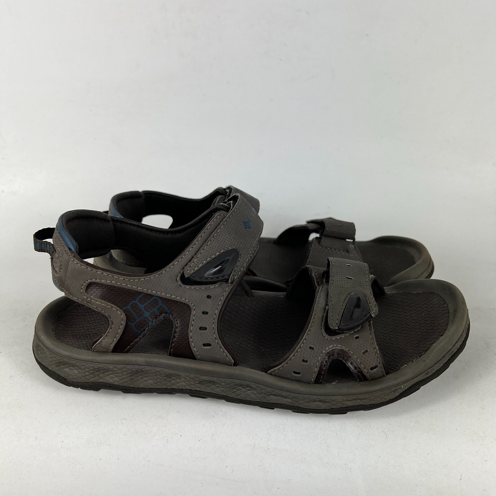 Columbia Hiking Sandal Men's 9 Gray Logo Trail Comfor… Gem