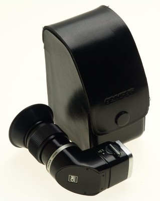 OLYMPUS SLR 35mm SLR CAMERA OM-SYSTEM RIGHT ANGLE VIEW FINDER 1.25x-2.5x CASED