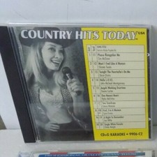 COUNTRY HITS TODAY KARAOKE CD