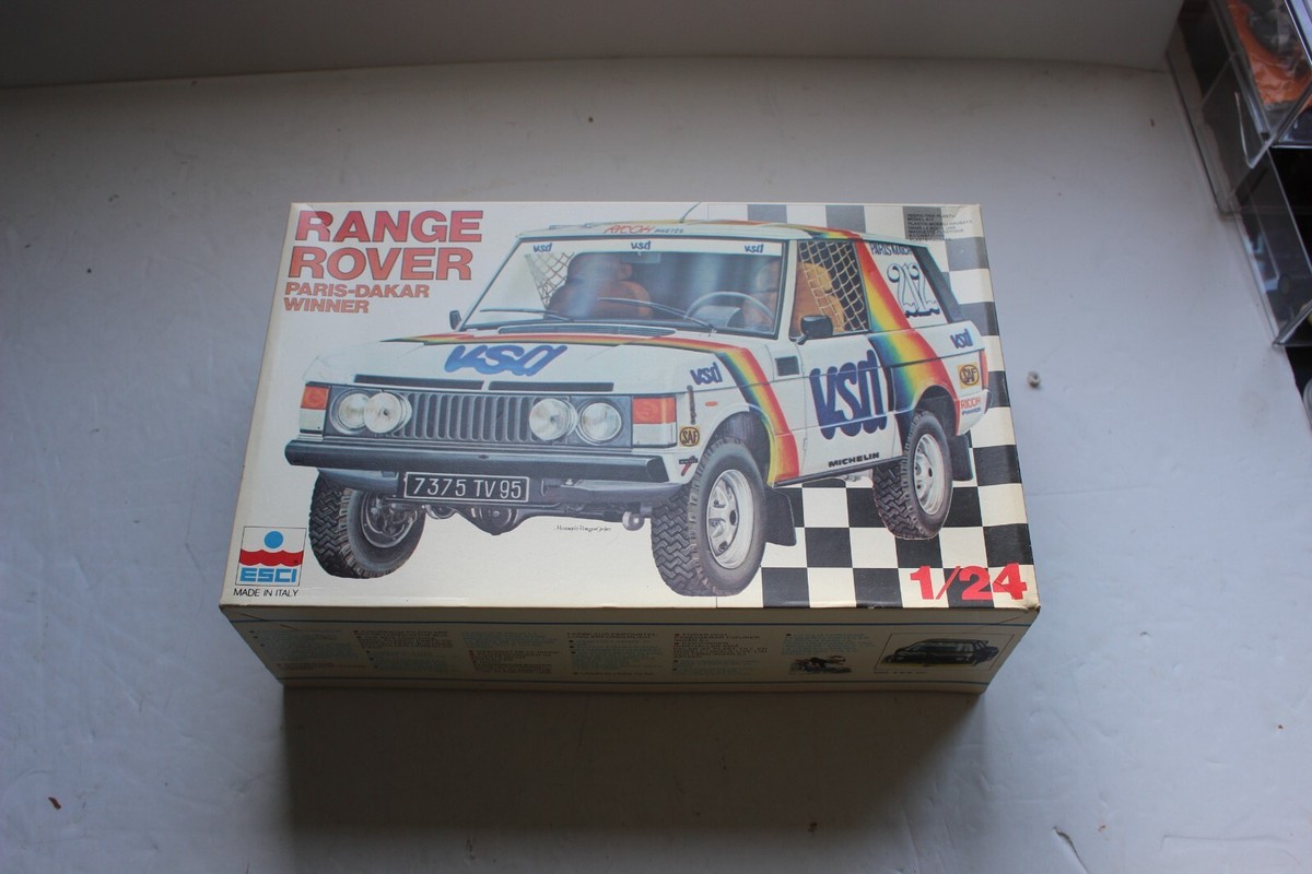 ESCI 1:24 Scale Range Rover Paris Dakar Winner Model Car Building 