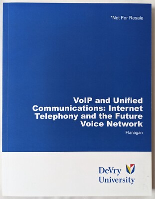 VoIP and Unified Communications: Internet Telephony ... by Flanagan Paperback