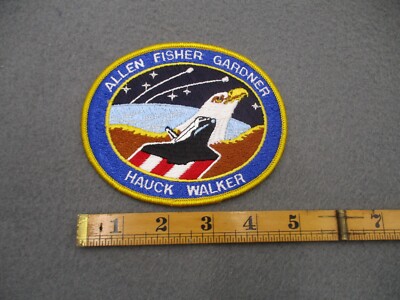 NASA Space Shuttle Discovery STS-51A Patch Allen Fisher Gardner Hauck Walker M7