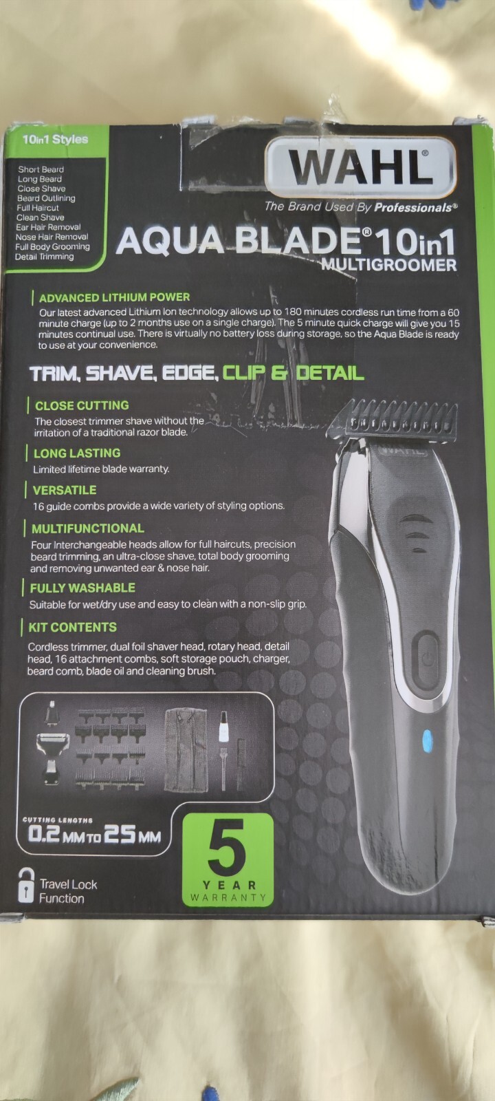 Wahl Aqua Blade 10in1 Multi Groomer (9899804) 5037127025062 eBay
