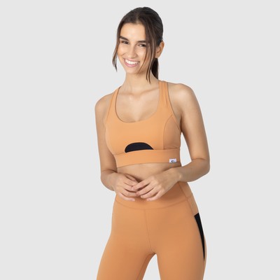 Smilodox Damen Sport BH Joleen - Shaped fit ärmelloses Oberteil mit Rundhals