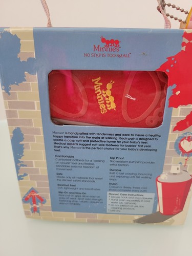 Tilson's Minnies No Step is Too Small Crawling Stag sz 3 Red Soft shoes NIB - Picture 14 of 23
