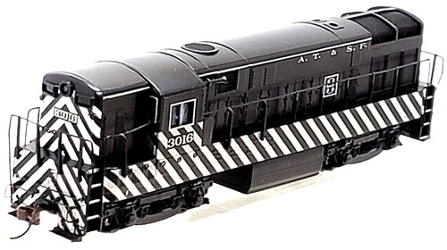 HO Bachmann Spectrum 64102 FM H16-44 AT&SF Zebra Baby Trainmaster #3016 (ohne Karton) | Zustand: Used