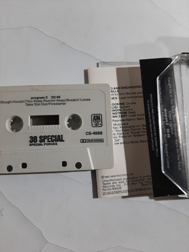 38 Special Forces Caught Up In You Southern Rock Album Cassette 1982 EX - Picture 4 of 5
