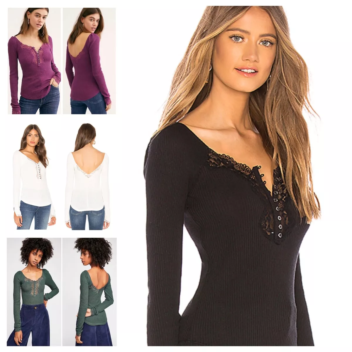 Lace trim shirt cheap