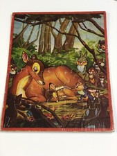 VINTAGE - WALT DISNEY PRESENTS... BAMBI FRAME TRAY PUZZLE