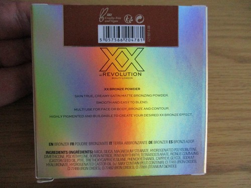 XX REVOLUTION BEAUTY LONDON XX BRONZE POWDER MATTE BRONZER 6.5G MAKE UP MOROSE - Picture 3 of 3