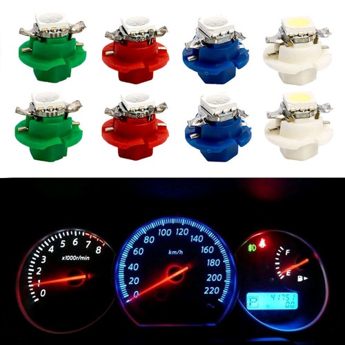 50Pcs 5 Colors B8.4D 1SMD LED Car Indicator Cluster Gauge Dashboard Side Light - Picture 4 of 12