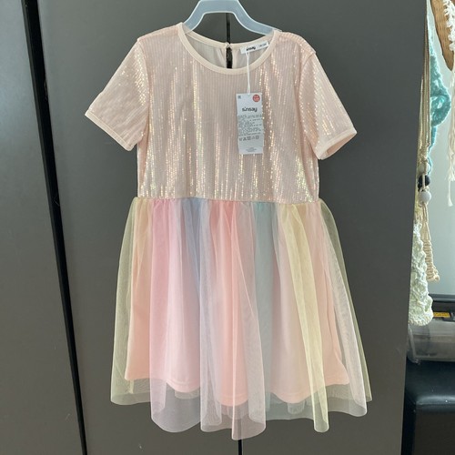 Rainbow girl 9-10 years old dress outfit