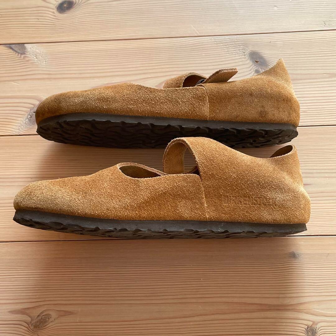 廃盤品　BIRKENSTOCK　ブラウン　メリージェーン 39 25.0 廃盤品 BIRKENSTOCK ブラウン メリージェーン 39 25.0