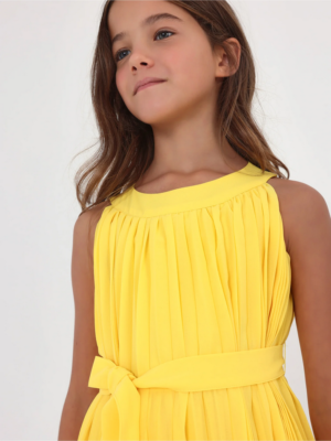ABITO VESTITO BAMBINA MAYORAL 6915 27 GIALLO ORIGINALE PE