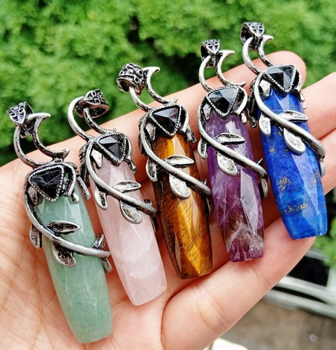 Natural Crystal Hexagon Amethyst Pendant For Healing And Reiki Use And Gift Also At ₹ 80/piece In Khambhat - Foto 10