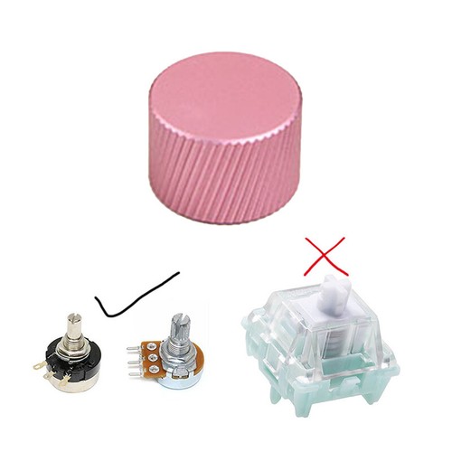 Mechanical Keyboard Knob Replacement Adapter Metal Volume Adjustable Swit-mx - Photo 22/32