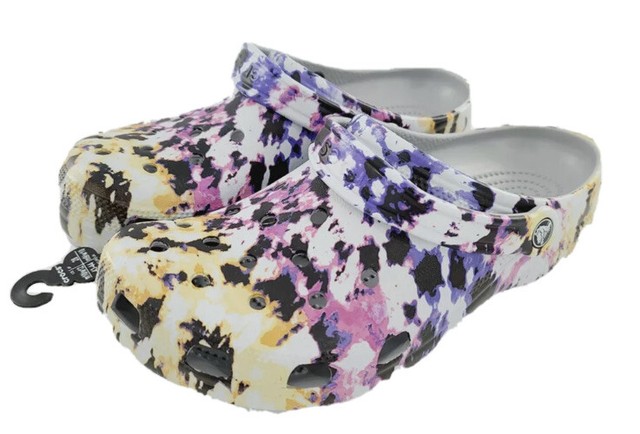 tie dye mania clog