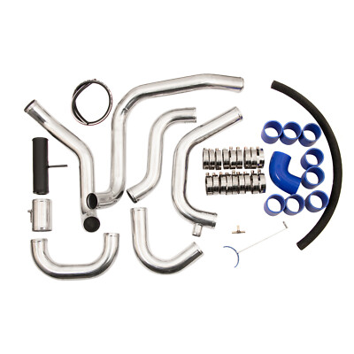 Silver Front Intercooler Piping Kit For 2002-07 Subaru WRX STi Impreza 2.0.2.5L.