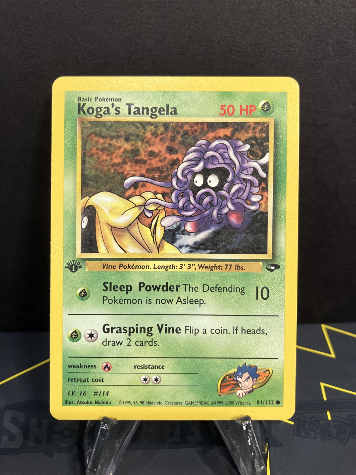 1st Edition Koga’s Tangela 81/132 - Gym Challenge - Near Mint Pokemon TCG