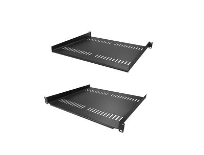 StarTech.com 2-Pack 1U Server Rack Shelf, Vented Rack Mount Cantilever Shelf,...