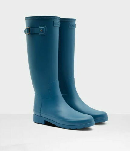 pale blue hunter boots