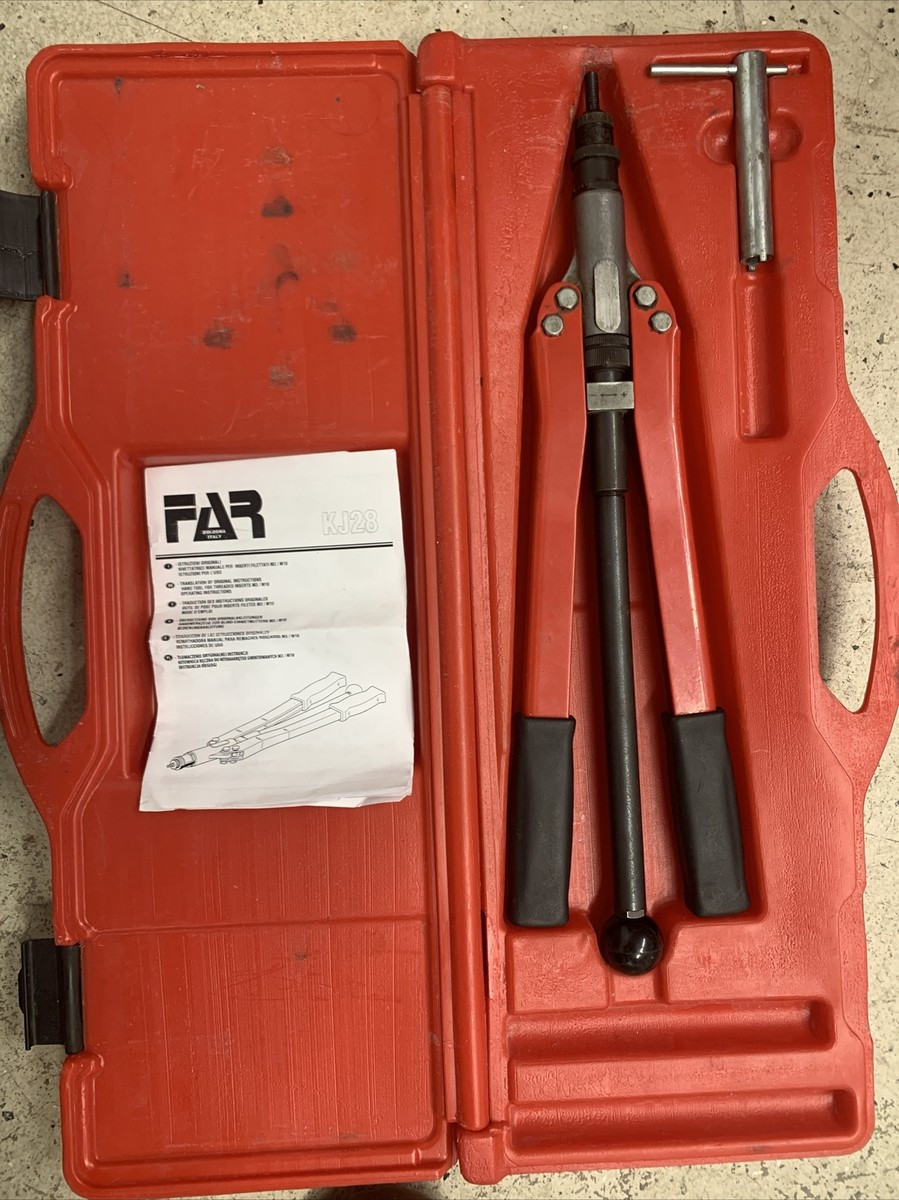 KJ28 manual riveting tool to set blind rivet nuts from 6-32
