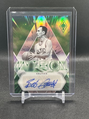 BOB COUSEY 2023-24 Panini Phoenix Green Mythical Autograph 11/49 BOSTON CELTICS