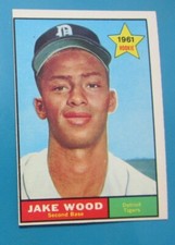 1961 Topps Jake Wood (Detroit Tigers) #514 EX/NRMT