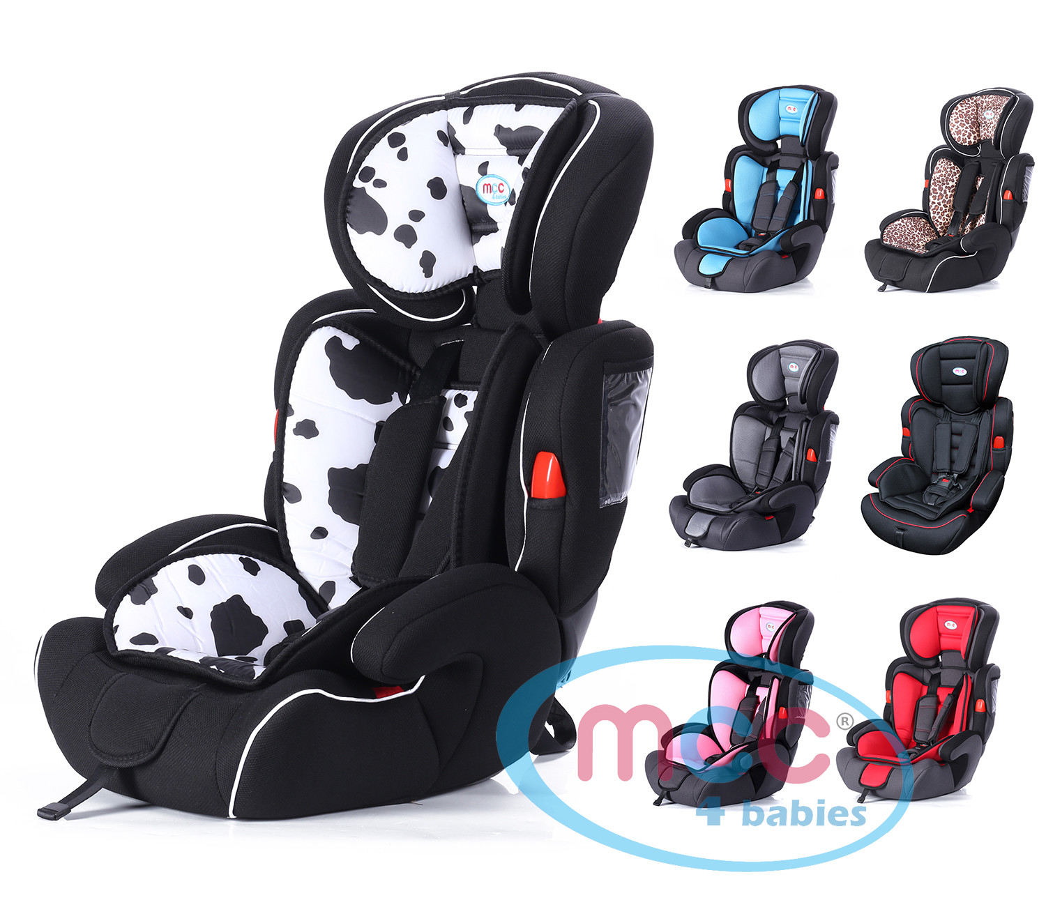 Mcc® 3 in 1 Baby Child Car Safety Booster Seat For Group 1/2/3 936kg