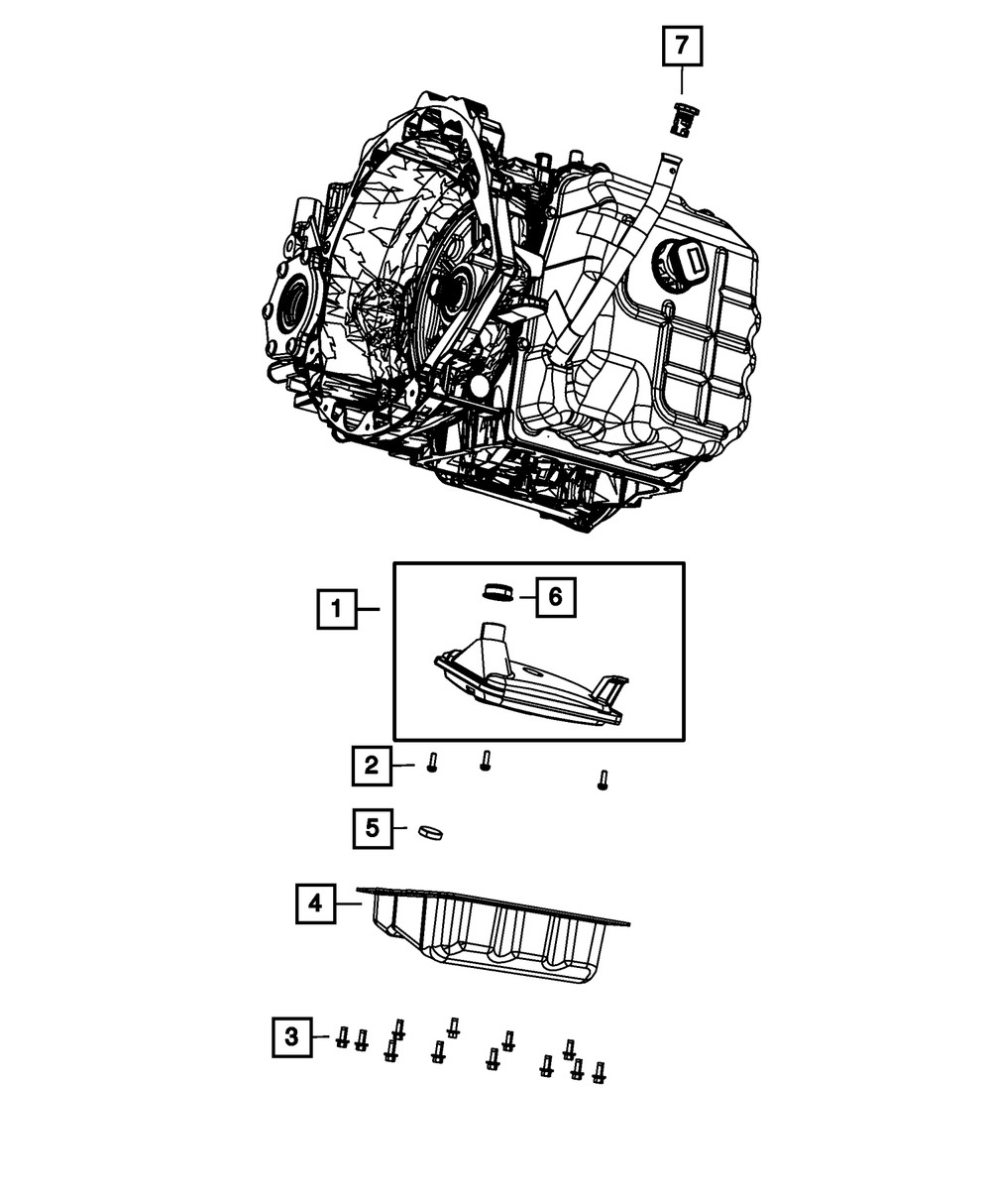 Imán de transmisión delantera para Jeep Grand Cherokee 2001-2025 (N/P 68207789AA)