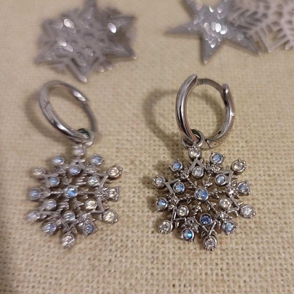 Origami Owl Earrings (Silver) eBay